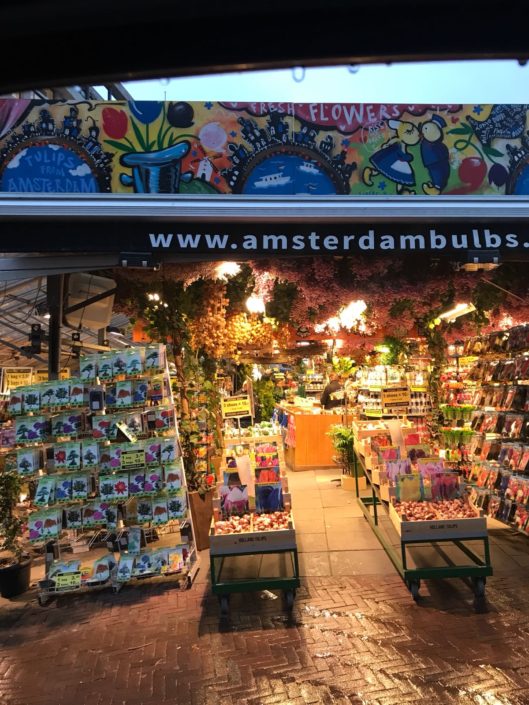 Heater plaatsen bloemenmarkt Amsterdam